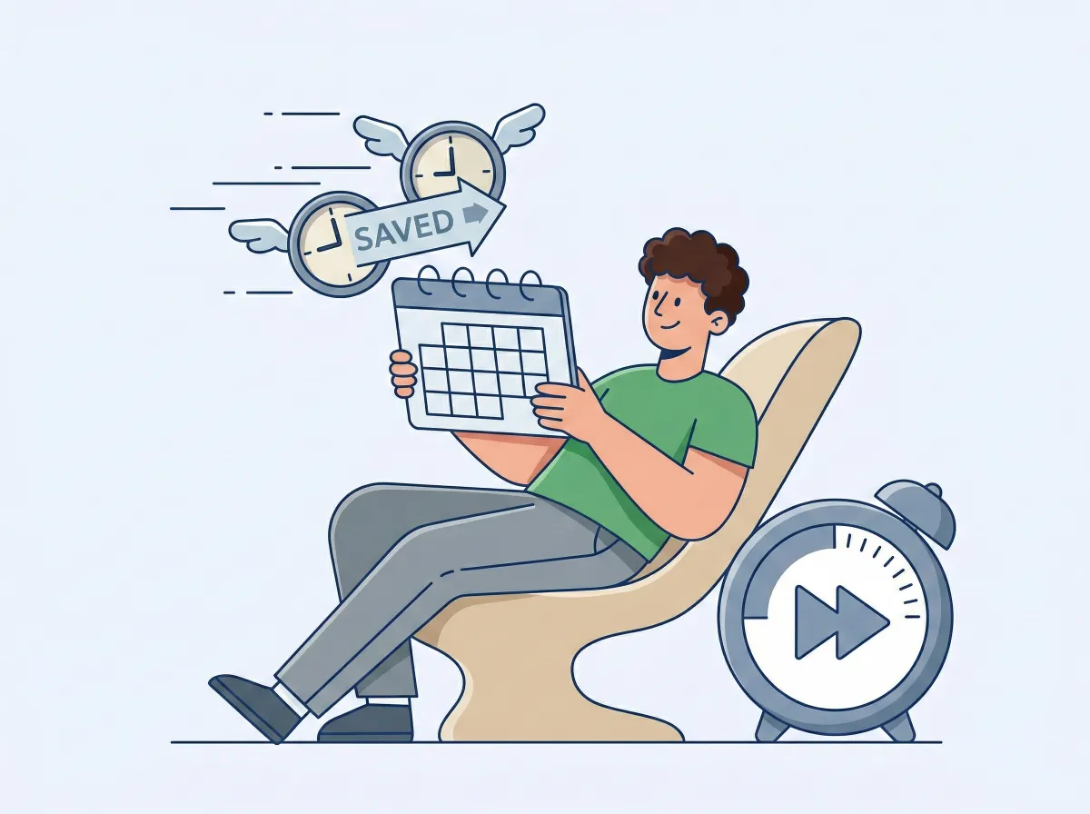 Fewer calls, more time for real work